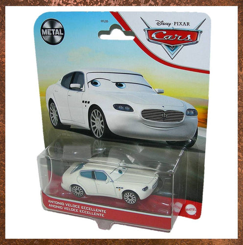 Disney Cars Character Diecast Metal Antonio Veloce Eccellente HBR50 - Gallery