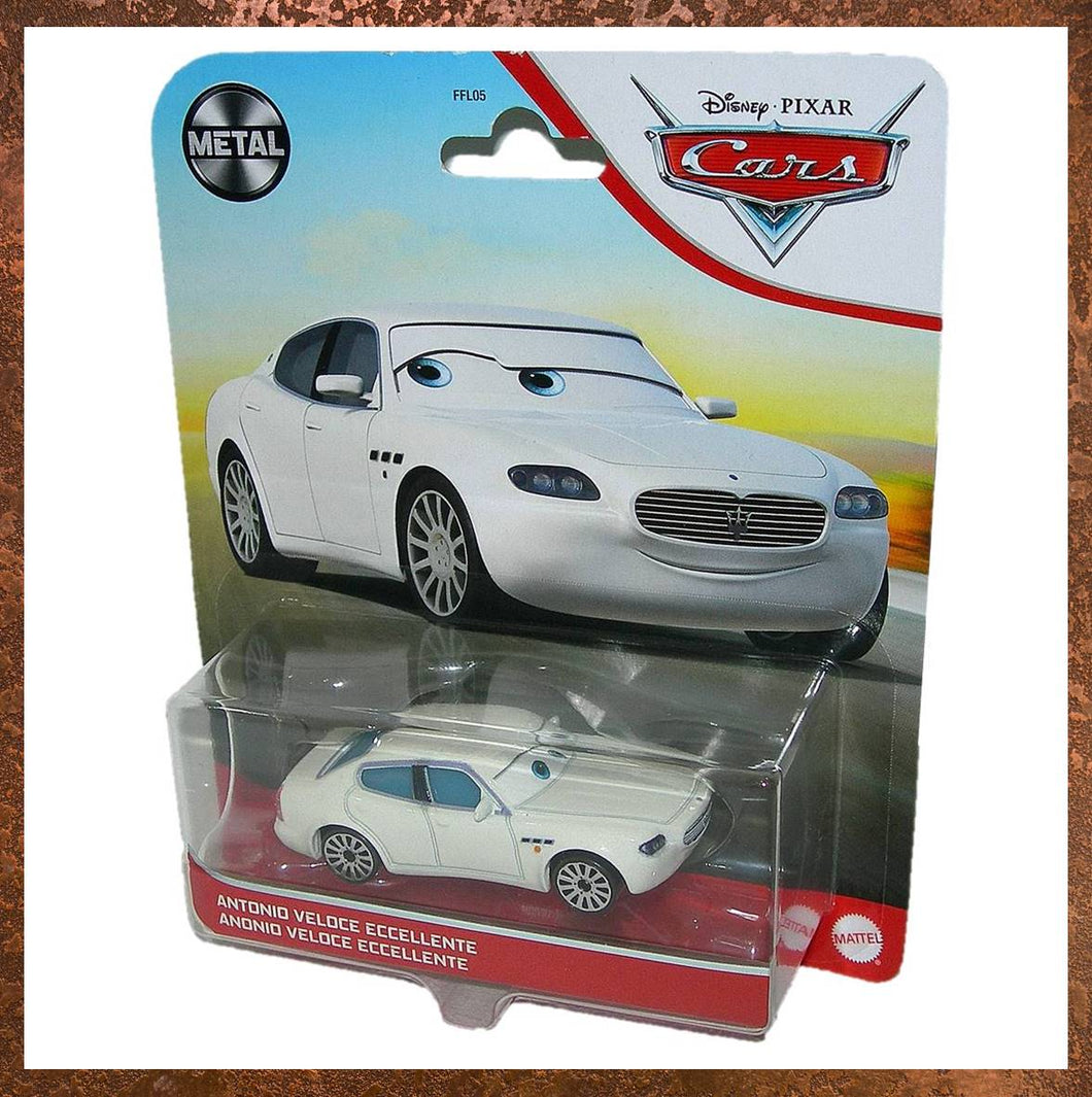 Disney Cars Character Diecast Metal Antonio Veloce Eccellente HBR50 - Gallery