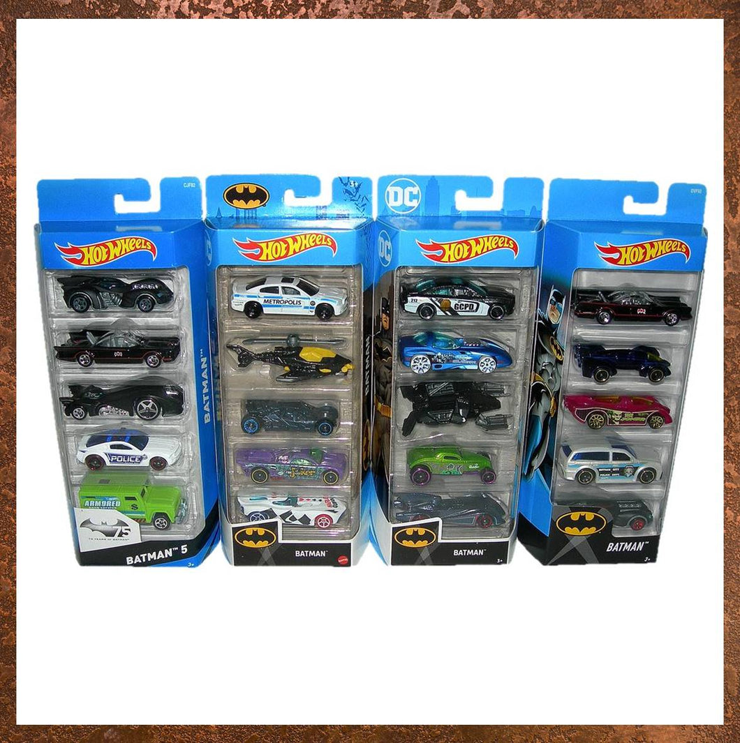 Hot Wheels Batman 5-pack 20 Vehicle Collection Bundle – BigBrandToys