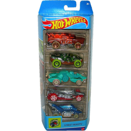 Hot Wheels Street Beasts 5-Pack HFV91 Front