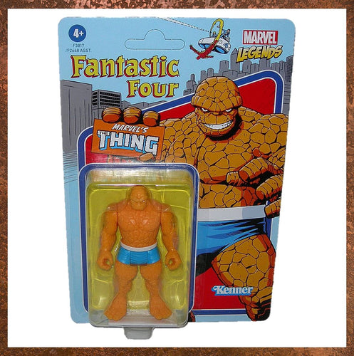 Marvel Legends Kenner Retro Collection 3.75 inch Fantastic Four The Thing Figure F3817 - Gallery