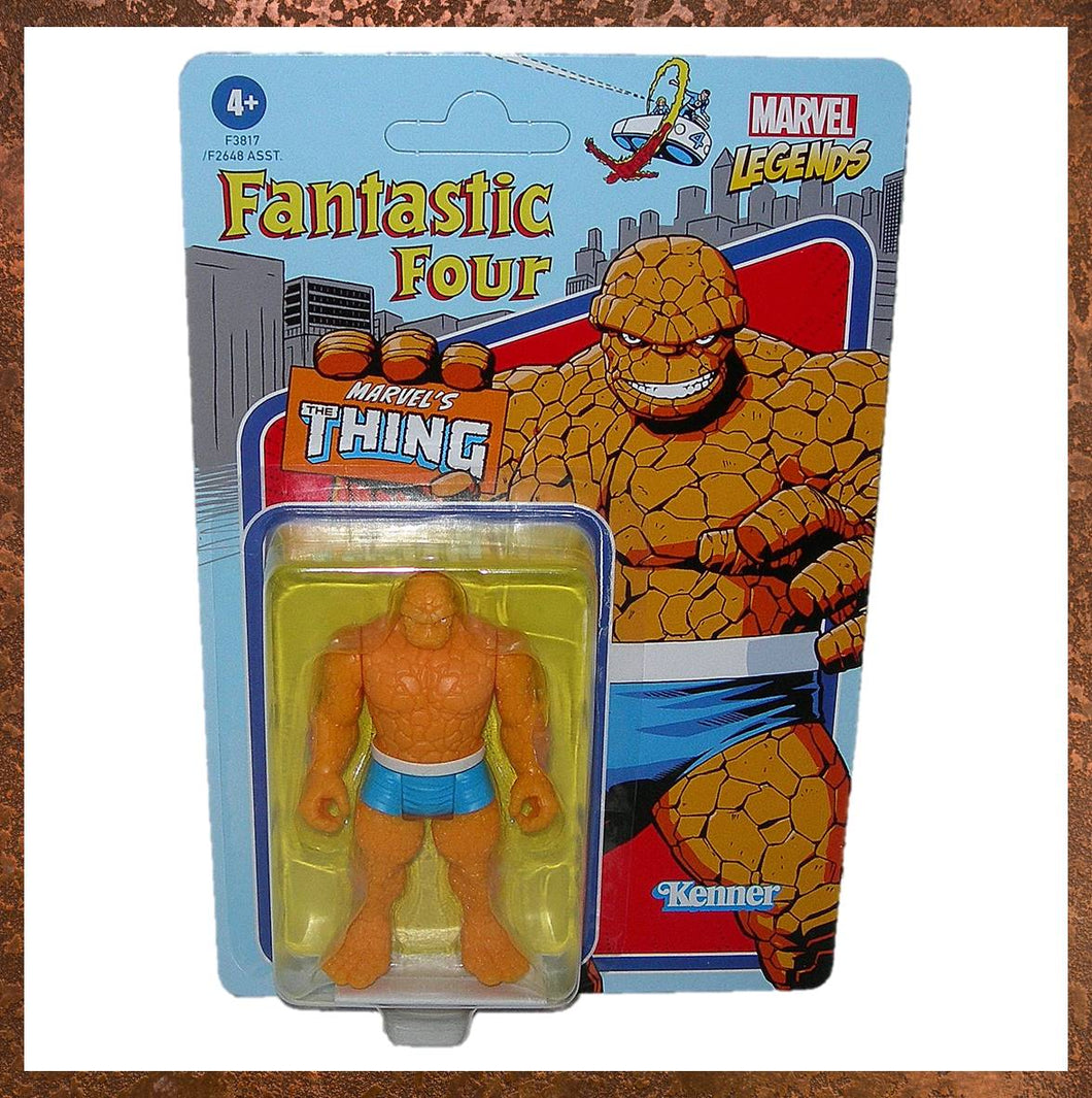 Marvel Legends Kenner Retro Collection 3.75 inch Fantastic Four The Thing Figure F3817 - Gallery