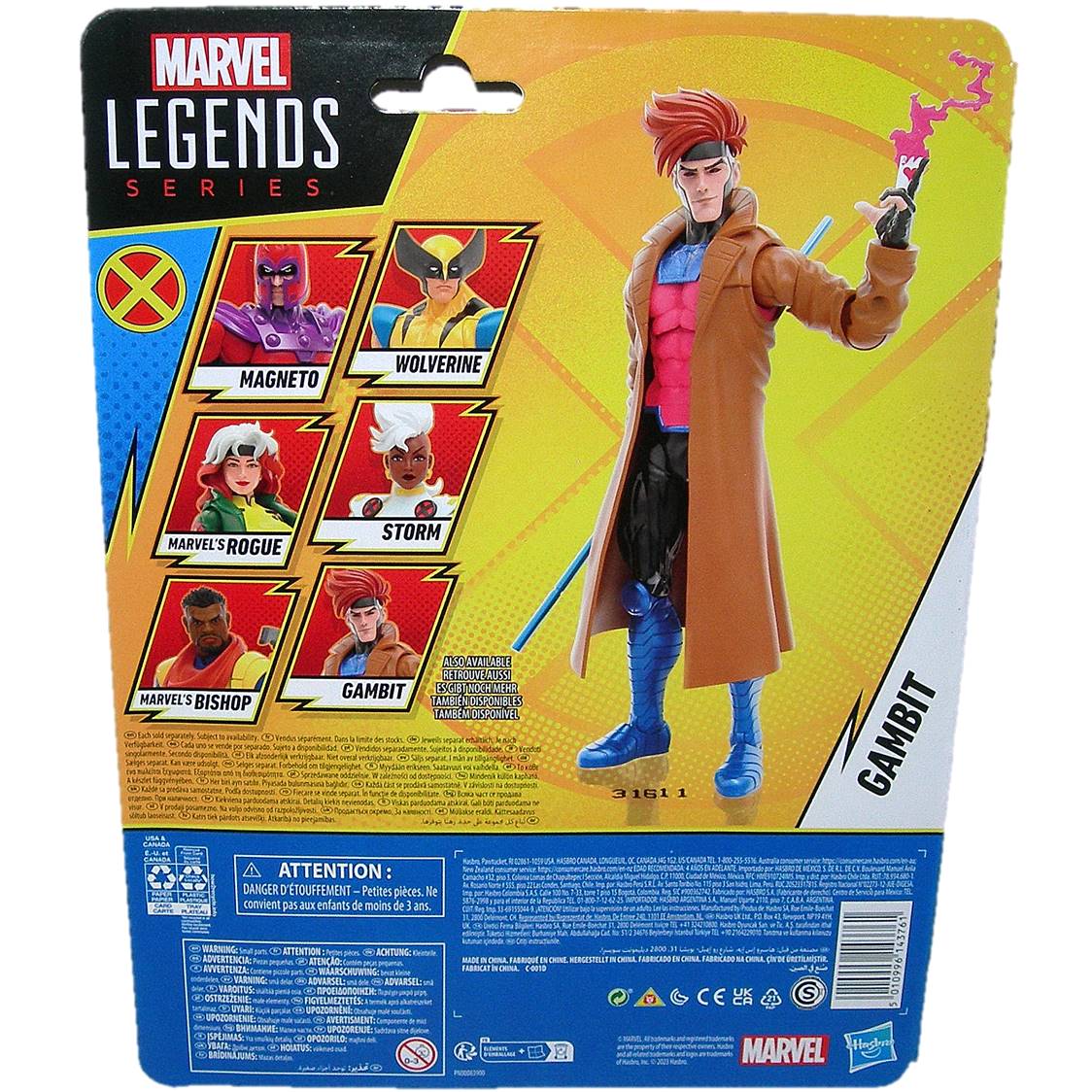 マーベルレジェンド　X-MEN ‘97　GAMBIT X-Men 97 Marvel Legends Gambit 6-inch Action Figure | eBay