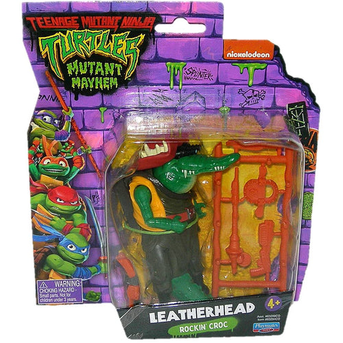 Teenage Mutant Ninja Turtles Mutant Mayhem Leatherhead 4.5-Inch Action Figure - Front