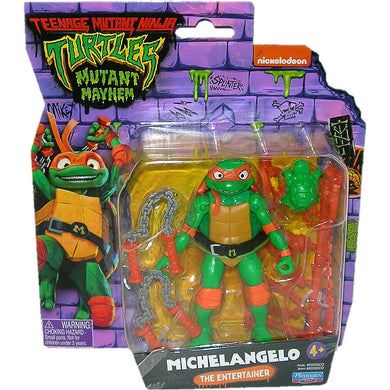 Teenage Mutant Ninja Turtles Mutant Mayhem Michelangelo 4.5-Inch Action Figure - Front