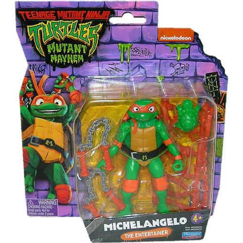 Teenage Mutant Ninja Turtles Mutant Mayhem Michelangelo 4.5-Inch Action Figure - Front