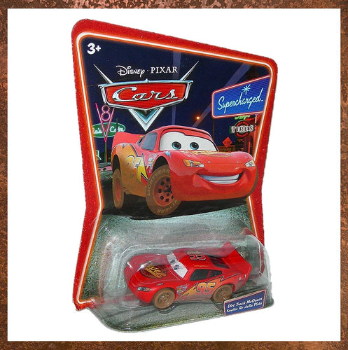Disney Pixar Cars Supercharged Dirt Track McQueen Diecast L6265