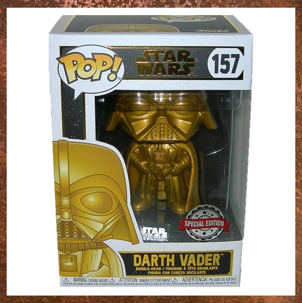 Funko Pop! Star Wars Darth Vader Gold Bobble Head Special Edition 157 - Gallery