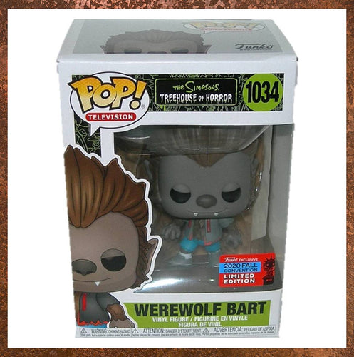 Funko Pop! The Simpsons Warewolf Bart Fall Convention Limited Edition 1034 - Gallery