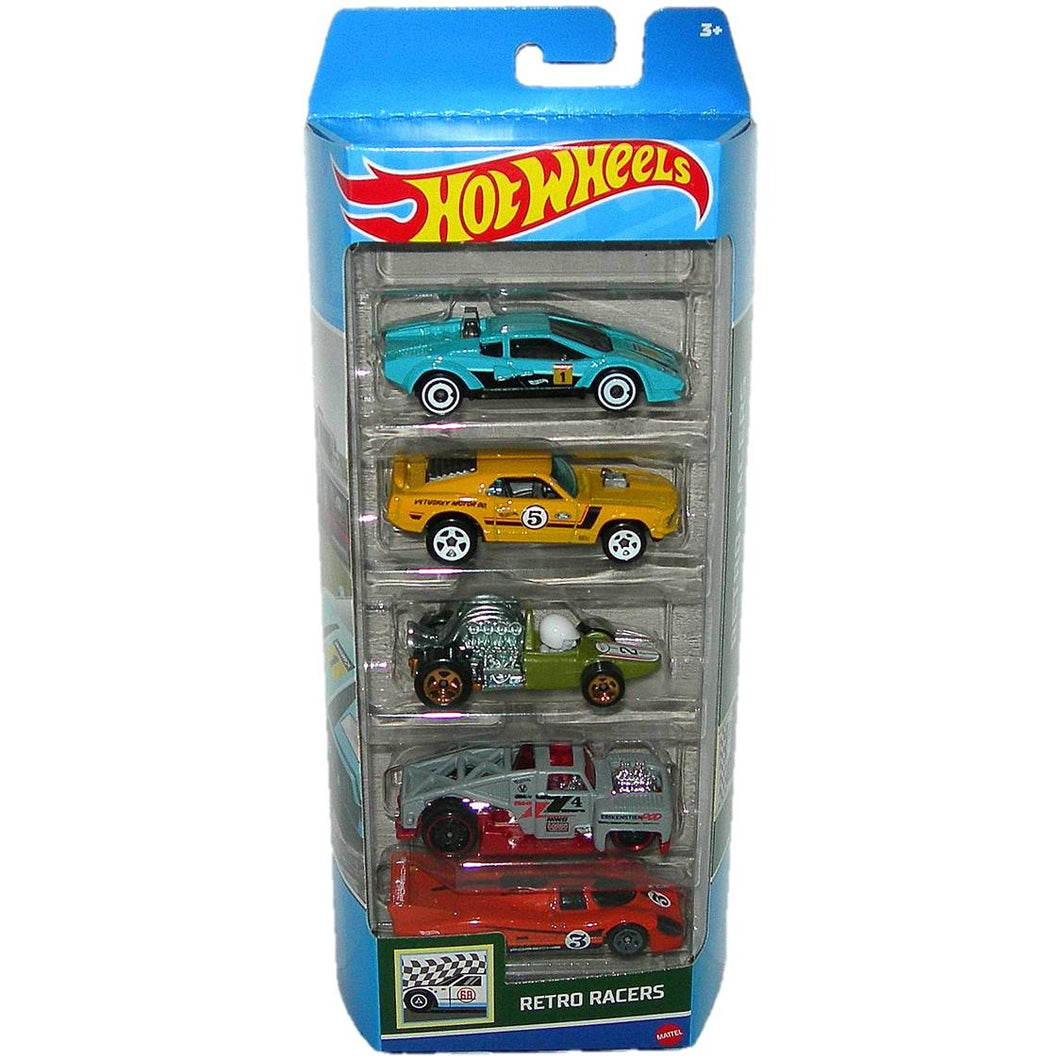 Hot Wheels Retro Racers 5-Pack - HTV50
