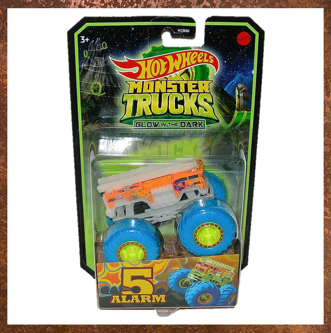 Hot Wheels Monster Trucks Glow In The Dark 5 Alarm HCB53 - Gallery