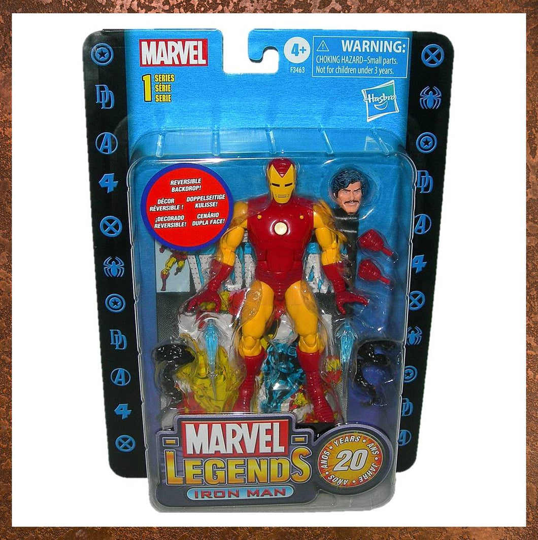 Marvel Legends 20th Anniversary Toy Biz Iron Man Action Figure F3463 - Gallery Image