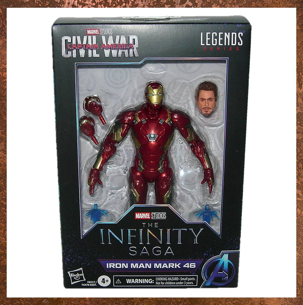 Marvel Legends 6-Inch Captain America Civil War Iron Man Mark 46 Action Figure F6517 - Gallery