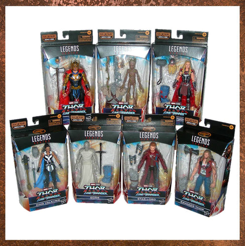 Marvel Legends 6-Inch Thor Love & Thunder Action Figure Set with Korg BAF