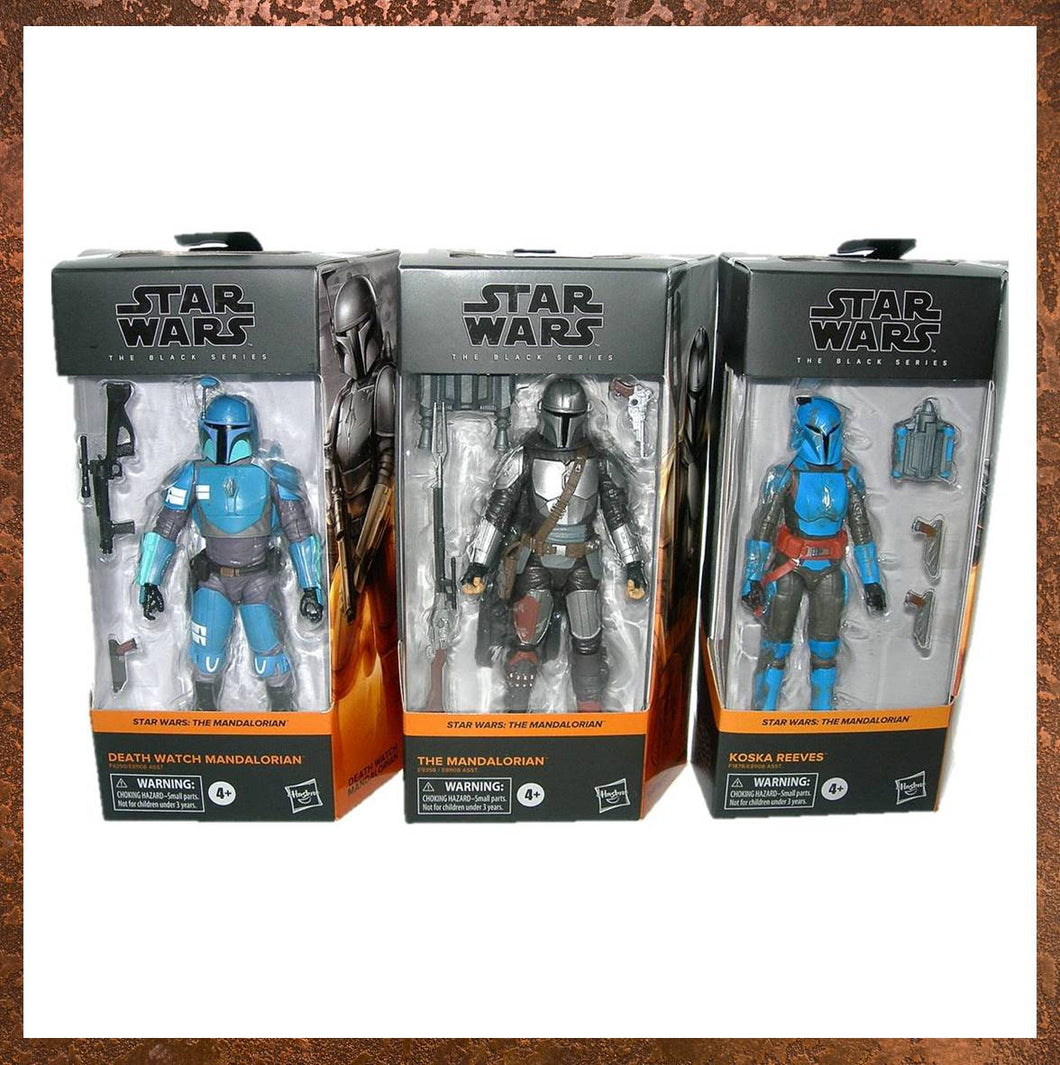 Star Wars Black Series 6 Inch The Mandalorian Beskar, Koska Reeves and Death Watch Mandalorian Figure Collection - Gallery