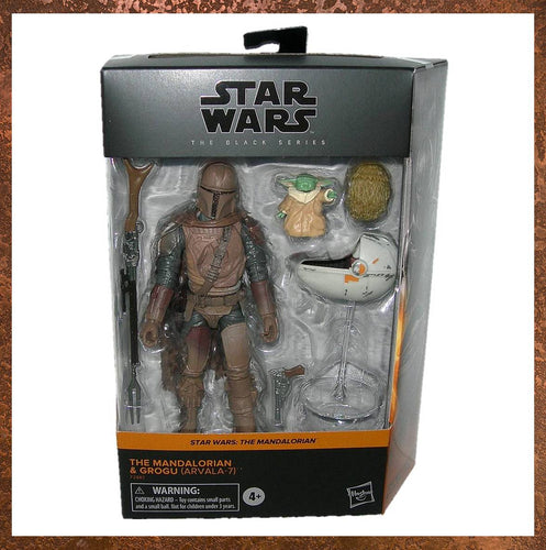 Star Wars Black Series 6-Inch The Mandalorian and Grogu Arvala-7 Action Figure - Gallery