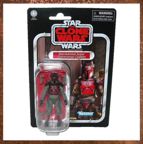 Star Wars The Clone Wars Vintage Collection VC246 Mandalorian Super Commando Captain 3.75 Inch Figure F5629 - Gallery