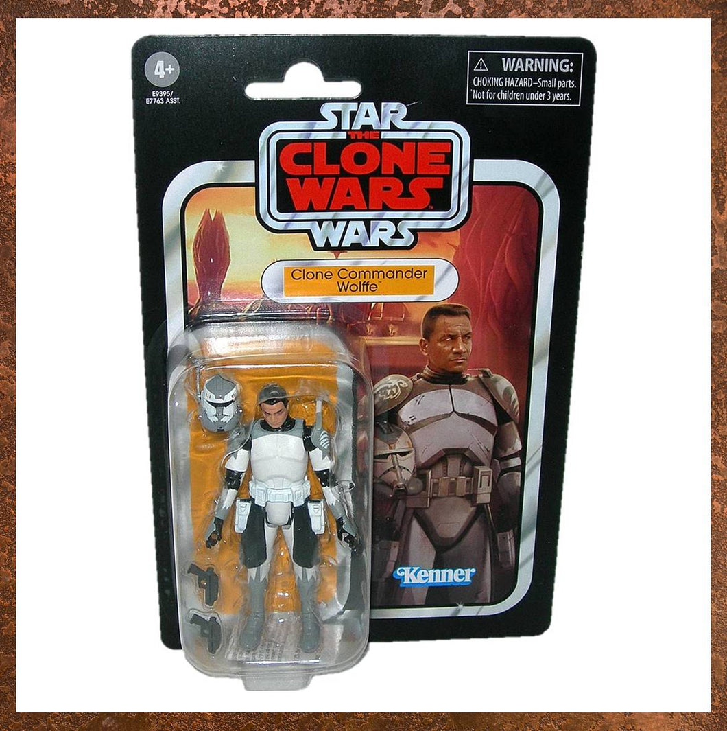 Star Wars Vintage Collection VC168 Clone Commander Wolffe 3.75 Inch Figure E9395 - Gallery
