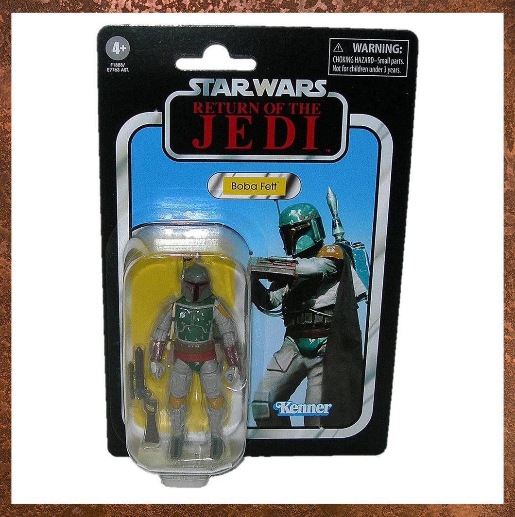 Star Wars The Vintage Collection – Action Figure Boba Fett 9,5 Cm – Ispirato A Il Ritorno Dello Jedi – 4+ Anni