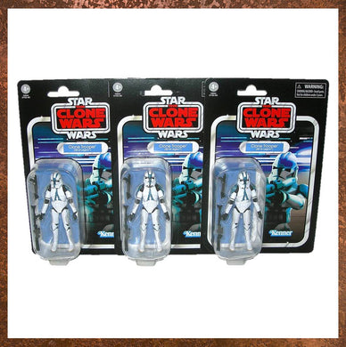 3 x Star Wars Vintage Collection VC240 501st Clone Trooper 3.75 Inch Figure F5834 - Gallery