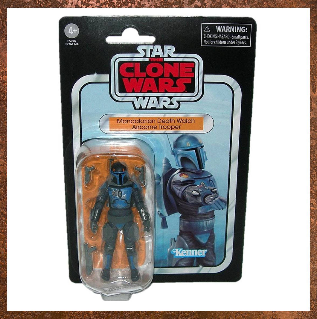 Star Wars Vintage Collection VC247 Mandalorian Death Watch Airborne Trooper 3.75 Inch Figure F5630 - Gallery