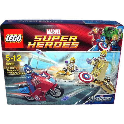 Lego Marvel Super Heroes 6865 Captain America's Avenging Cycle - Front