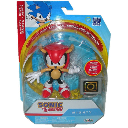 Sonic The Hedgehog 4 Inch Classic Mighty Articulated Figure - Wave 3 - Front