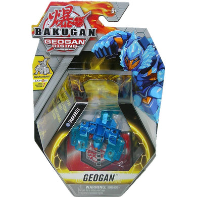 Bakugan Geogan Rising Aquos Babadrill Geogan Figure Front