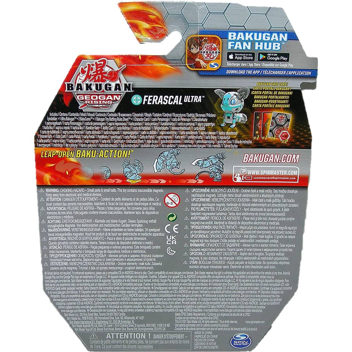 Bakugan Geogan Talan – Figura Action Con Trasformazione Pop-open, Carte Collezionabili, Per Battaglie, Dai 6 Anni