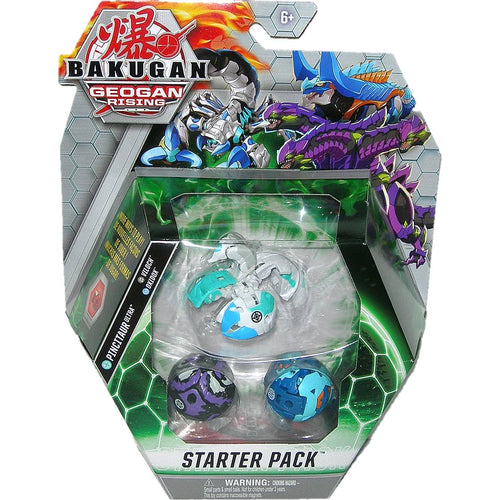 Bakugan Geogan Rising Haos Pincitaur Ultra, Darkus Viloch & Aquos Oxidox Bakugan Figure Pack
