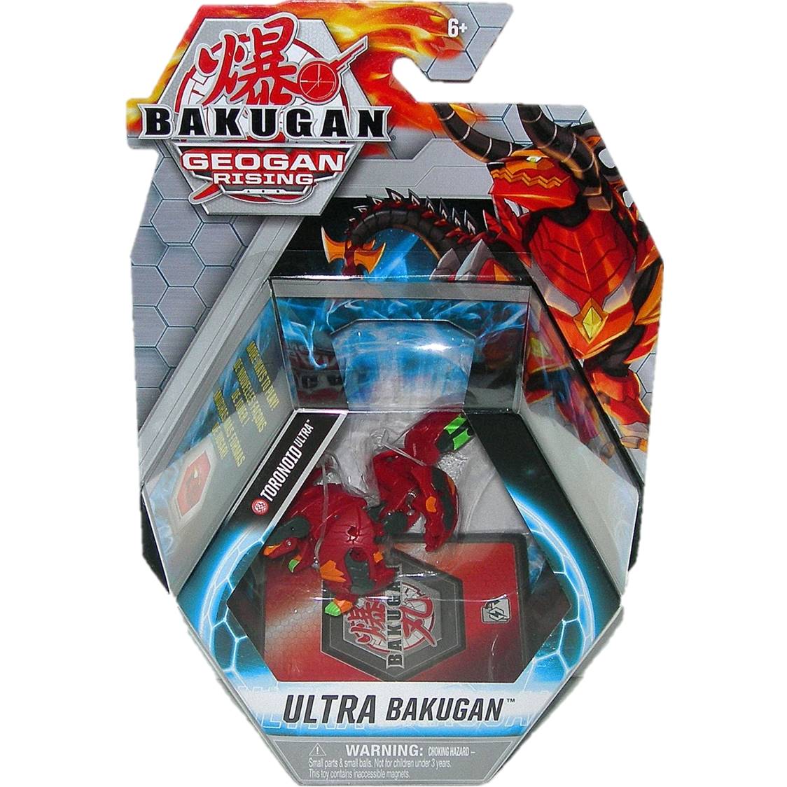 Bakugan Ultra Toronoid Geogan Rising 7,6 Cm | Action Figure Trasformabile Con Carte E BakuCores, Giocattolo Per Bambini 6+