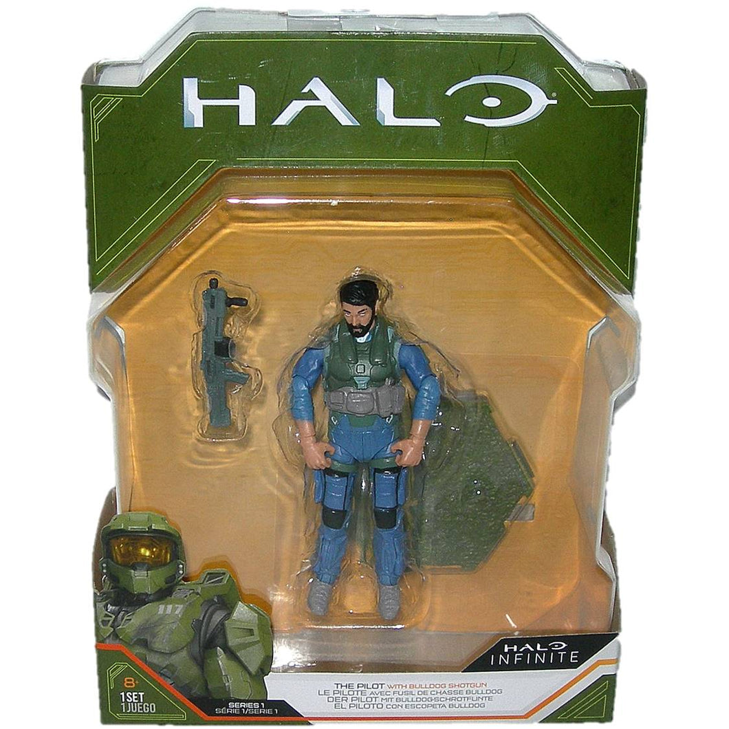 Halo Infinite Series 1 The Pilot 4 Inch Action Figure HLW0003 - Front