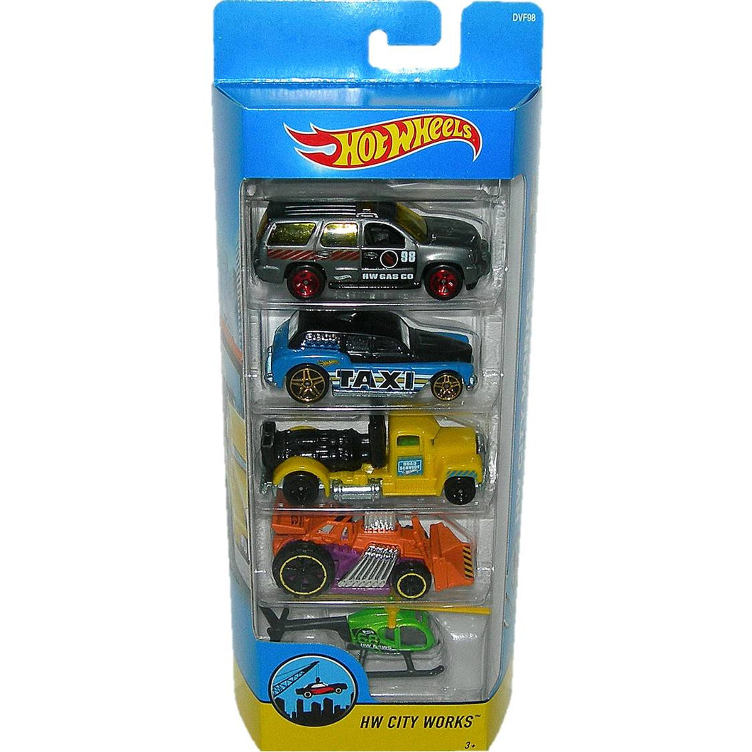 Hot wheels City Works 5 pack DVF98