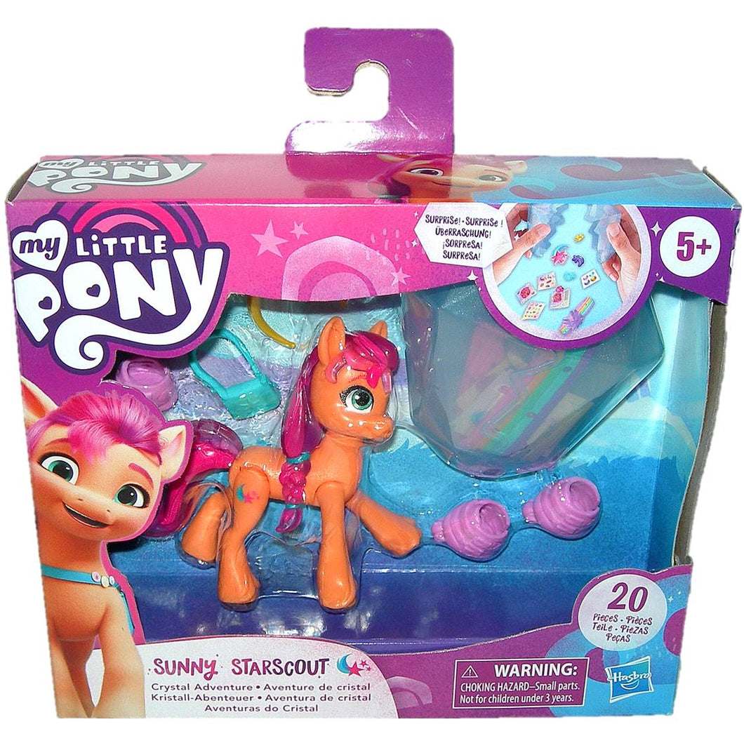 My Little Pony Crystal Adventures Sunny Starscout Playset F2454 - Front