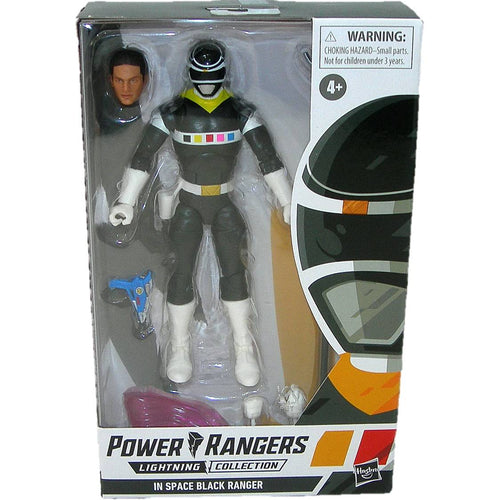 Power Rangers Lightning Collection In Space Black Ranger E8963 - Front
