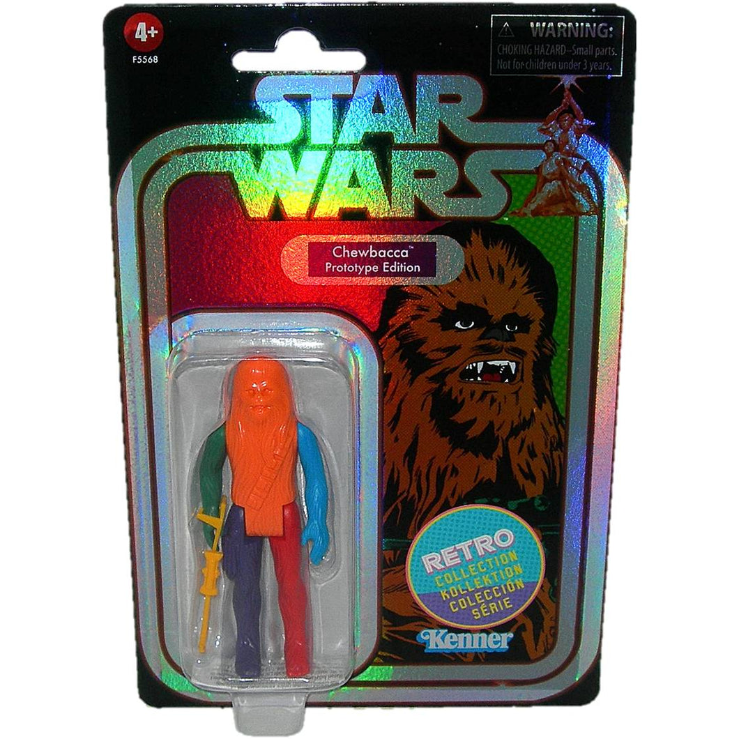 Star Wars Retro Collection Chewbacca Prototype Edition Orange Torso F5568 - Front