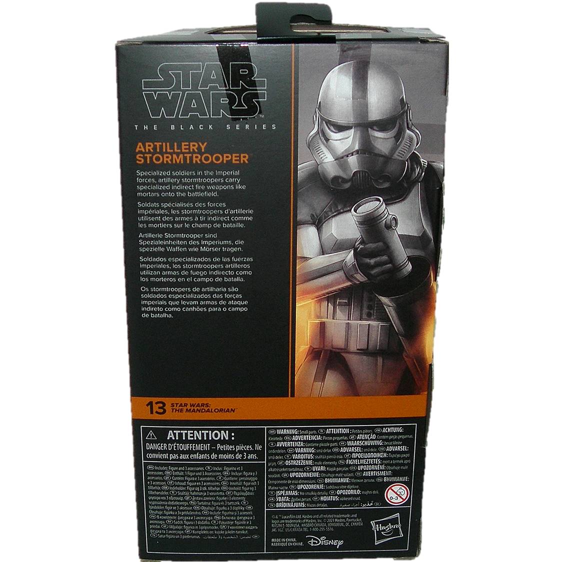 STAR WARS The Mandalorian – Black Series – Artillery Stormtrooper – Hasbro – Neuf