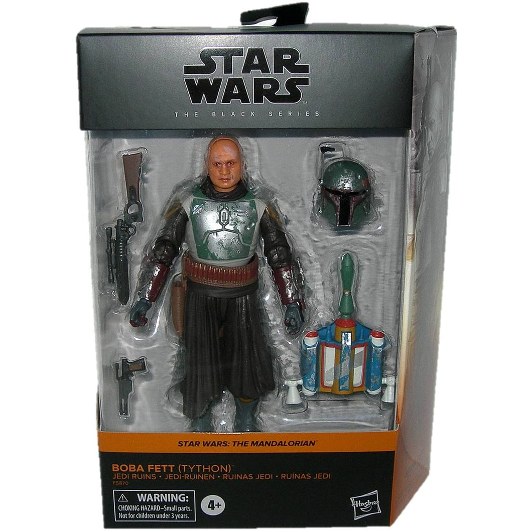Star Wars The Mandalorian Black Series 6 inch Boba Fett Tython Jedi Ruins Action Figure F5870 - Front